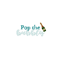 EBJevents wedding podcast champagne events Sticker