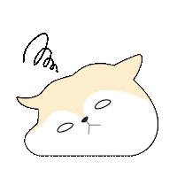 犬 倒れる Sticker