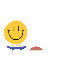 Roller Smile Sticker