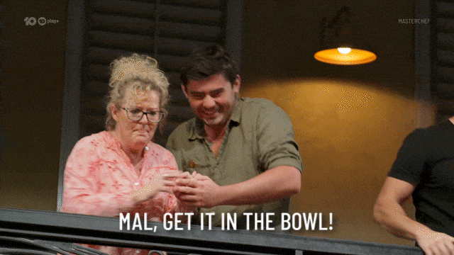 Scared Shout GIF by MasterChefAU