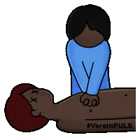 Cardiac Arrest Cpr Sticker by Verein PULS