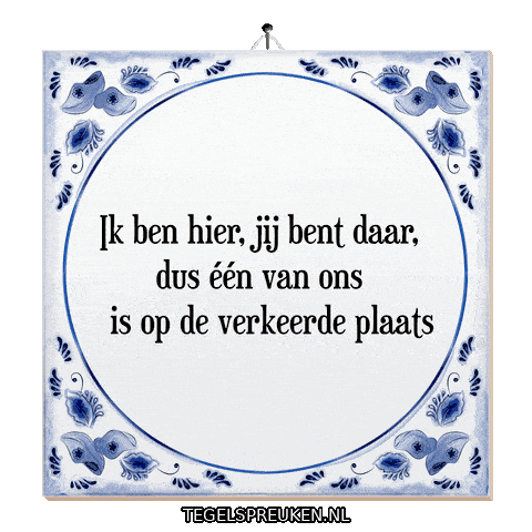 Nl Wijsheid Sticker by Tegelspreuken.nl