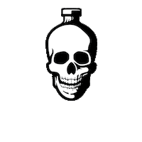 Dan Aykroyd Skull Sticker by CrystalHeadVodka