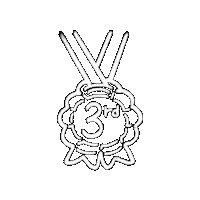 Competition Badminton Sticker