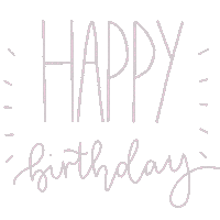cblisajayne happy birthday happy birthday pastel Sticker