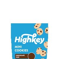 highkeysnacks lemon mint chocolate chip chocolate chip cookies Sticker