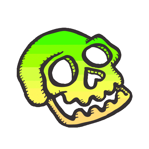 Skull Gppark Sticker by Greenplace TV