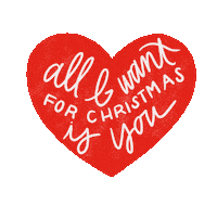 Heart Christmas Sticker