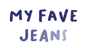 Jeans Denim Sticker by It's Monday Blues