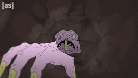 Horror Tunnelling GIF by Adult Swim