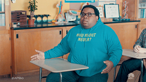 confused a.p. bio GIF by NBC