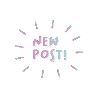petiquepets new post petique new post sticker new post gradient pink and blue Sticker