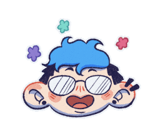 Happy Flowers Sticker