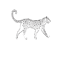 Snow Leopard Bryan Sticker by AskRonna