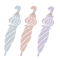 雨 傘 Sticker