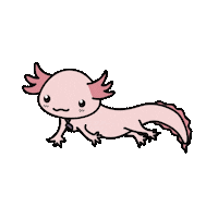 Walking Fish Swimming Sticker