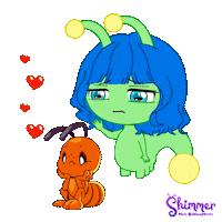 I Got You Love Sticker by ShimmertheGlowworm