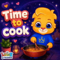 In The Kitchen Cooking GIF by Lucas and Friends by RV AppStudios