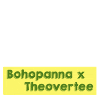 Theovertee Bohopanna Sticker by The Overtee
