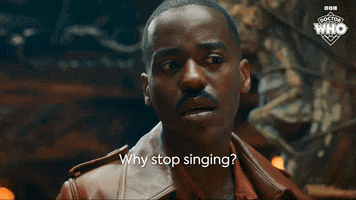 Why Stop Singing GIF by Doctor Who