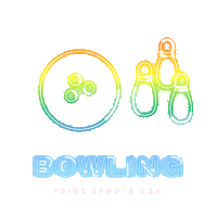 Bowling Ball Pride Sticker by PrideSports