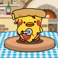 digitalducks stabby quacks cartoon duck duck with knife GIF