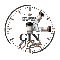 Gin O Clock Sticker by fullcircledistillers