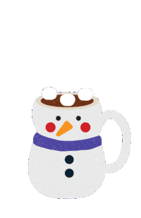 Stay Warm Winter Storm Sticker by Jessica Lau