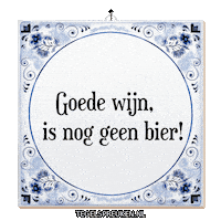 Bier Moment Sticker by Tegelspreuken.nl