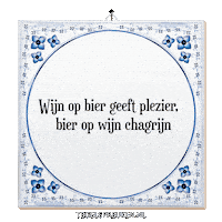 Bier Nl Sticker by Tegelspreuken.nl