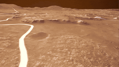 martian set collapse gif