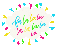 merry christmas santa Sticker by Feather Park Lettering