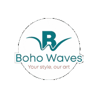 boho_waves art style waves boho Sticker