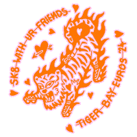 Roller Derby Wales Sticker by Tiger Bay Brawlers