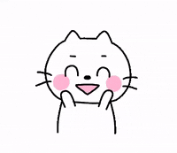 nyaoomyg cat smile applause neko GIF