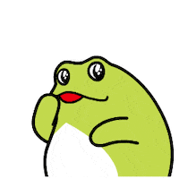 HiteJinroGlobal wink flirting toad dont worry Sticker