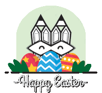 Easter Eggs Sticker by Stamatia Alexaki