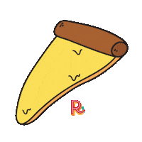 pizza slice Sticker by needumee
