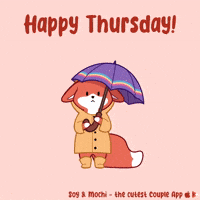 Weekend Rain GIF by SoyandMochi