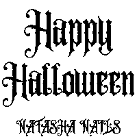 Halloween Orange Sticker by NATASHA NAILS