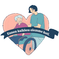 Ennen Kaikkea Olemme Koti Sticker by Attendo Suomi