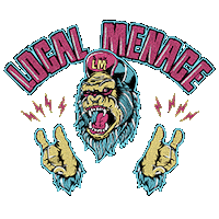 Rad Sticker by Local Menace