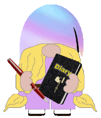 Dear Diary Gnome Sticker