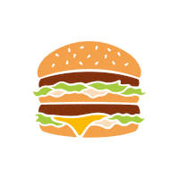 Big Mac Mcdonalds Sticker by Arcos Dorados