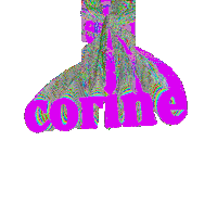 Corine_FDTR pink disco corine filledetarégion Sticker