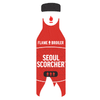 Hot Sauce Fire Sticker by Flame Broiler