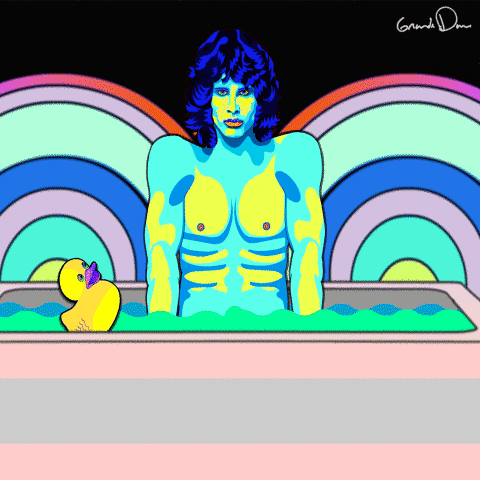 the doors psychedelic animation GIF by Grande Dame