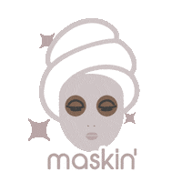 kanti skincare mask self care spa Sticker