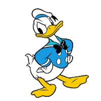 Donald Duck Disney Sticker by Harveys Seatbelt Bag