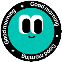 Happy Good Morning Sticker by Wednesday Ariel